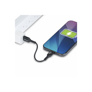 StarTech USB2AC15CMBK 6IN (15CM) USB-A TO USB-C CHARGING CABLE, CHARGER CORD, LTW - Image 1