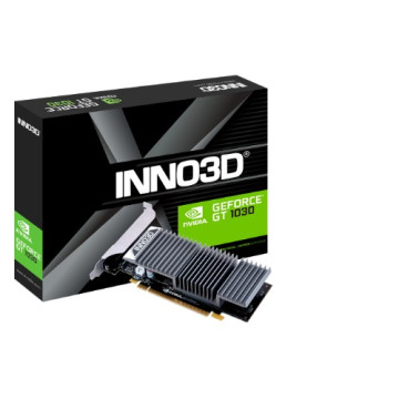 INNO3D N1030-1SDV-E5BL nVidia GeForce GT1030 2GB DDR5 1468MHz Boost 167x55mm 2 Slot - Image 1