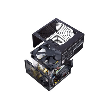 Cooler Master MPE-6501-ACABW-AU MWE 650W 80+ WHITE, ATX, 120MM FAN, BLACK FLAT CABLE, 3YR WTY - Image 1