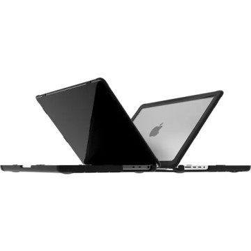 STM STM-122-296N-01 DUX (MACBOOK PRO 14" M1 2021/M2 2023/ M4 2024) AP - BLACK FITTED CASE - Image 1