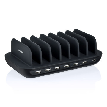 MBEAT MB-CHGR-7U Gorilla Power 60W 7 Port USB-C & USB Charging Station 6× USB-A 1× USB-C PD Output Power: Total 60W Product Weight: 0.66kg - Image 1