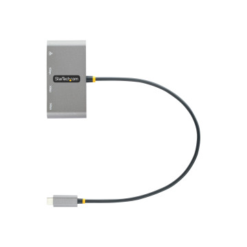 StarTech HB30C3A1GEA2 3-PORT USB-C HUB WITH ETHERNET - 3X USB-A - GIGABIT ETHERNET - USB 3.0 5GBPS - Image 1