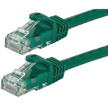 Astrotek AT-RJ45GRNU6-025M CAT6 Cable 25cm/0.25m - Green Color Premium RJ45 Ethernet Network LAN UTP Patch Cord 26AWG CU Jacket - Image 1