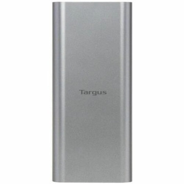 Targus APB081GLZ Power Bank - Silver - For Notebook, Tablet, Smartphone - Lithium Ion (Li-Ion) - 24000 mAh - USB Type-C Connector - 3 x USB - Airplane Proof, Battery Level Indicator, Over Voltage Protection, Over Current Protection, Over Tempera - Image 1