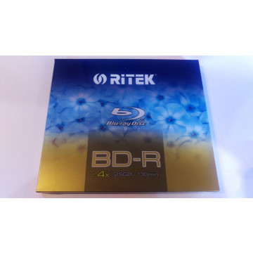RITEK 4719303527348 BD-R / 25GB / 4X / 1 JEWEL CASE BRANDED 527348 - Image 1