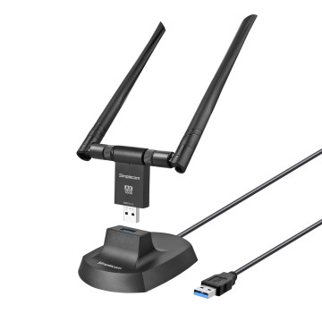 Simplecom NW811V2 AX1800 Dual Band WiFi 6 USB Adapter 802.11ax with 2x 5dBi High Gain Antennas - Image 1