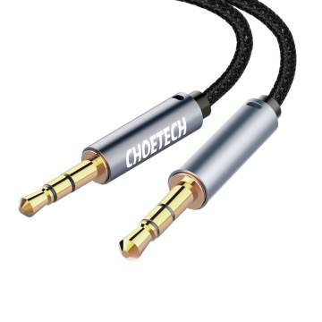 Choetech 6971824972627 AUX002-BK 3.5mm Audio Cable 1.2m - Image 1