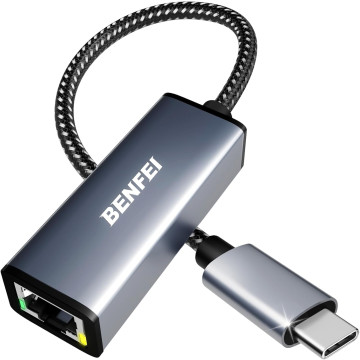 BENFEI B07XTGKP5M 000269GY Thunderbolt 3 USB-C to Ethernet RJ45 Adapter - Image 1