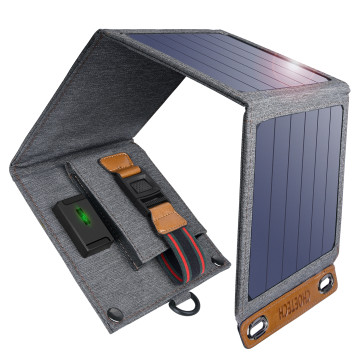 Choetech 6971824970456 SC004 14W Solar Panel Portable USB Charger SunPower for Camping & Outdoor - Image 1
