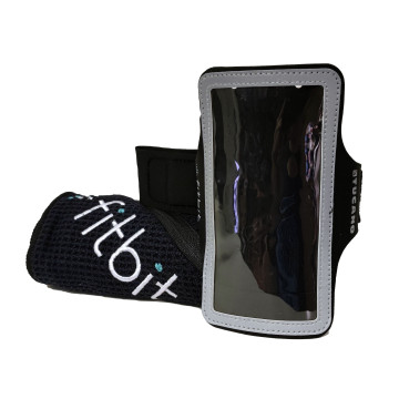 Fitbit FITBIT-TUCANO Tucano Arm Band Smartphone Case Up to 5" + Waffle Microfiber Sports Towel - Image 1