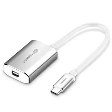 UGREEN 6957303848676 40867 USB-C male to Mini DP Female Adapter -white - Image 1