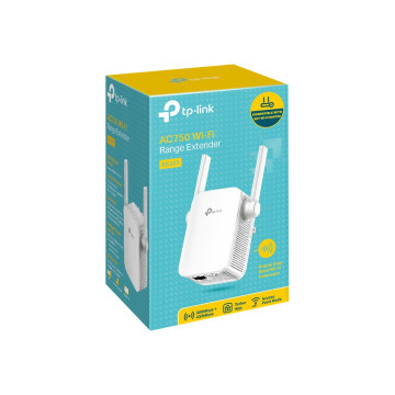 TP-LINK RE205 AC750 DUAL-BAND WI-FI RANGE EXTENDER, EASYMESH, 3YR - Image 1