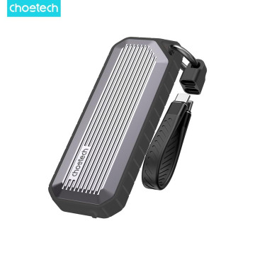 Choetech 6932112109088 Chotech MSE004 USB3.2 Chips M.2 NVME / SATA SSD Protocol 10Gbps Transfer Speed Enclosure with IP65 water-Proof and Dust -Proof (Support 8TB Max) - Image 1