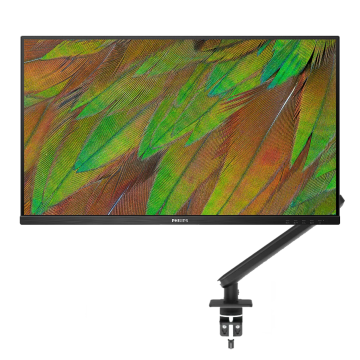 Philips 32B1U3900 Mount Up! Bundle. 32" 4K UHD Business Monitor & Ergonomic Arm - Image 1