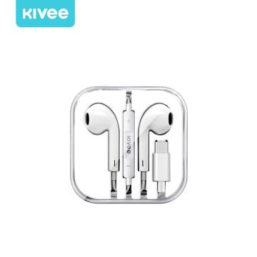 KIVEE 6941256102428 MT31 Earphone with Type C interface 1.2M White (Not for Samsung & Apple) - Image 1