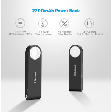 UGREEN 6957303828449 20844 Power Bank with Magnetic Charger for Apple Watch 2200mAh - Image 1