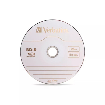 Verbatim 6943760242935 BD-R / 25GB / 6X / 10PACK / Branded non Printable - Image 1