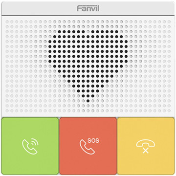 Fanvil Y501(W) Y501 2 SIP Lines Healthcare Intercom, HD Audio, Waterproof & Dustproof, PoE Enabled, Wall Mountable, 10/100Mbps, 3 Button. Auto answe, No Wi-Fi - Image 1