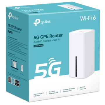 TP-LINK ARCHER NX200 AX1800 5G WI-FI 6 DUAL-BAND GIGABIT ROUTER, EASYMESH, GbE(3), 3YR - Image 1