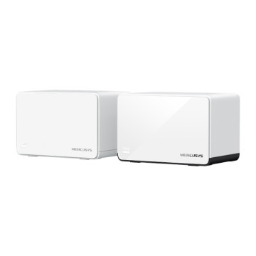 TP-LINK HALO H85X(2-PACK) Mercusys AX3000 Whole Home Mesh Wi-Fi 6 System, 574 Mbps at 2.4 GHz, 2402 Mbps at 5 GHz - Image 1