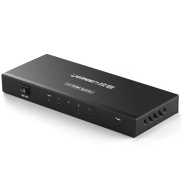 UGREEN 6957303842025 40202 1x4 HDMI Amplifier Splitter - Black - Image 1
