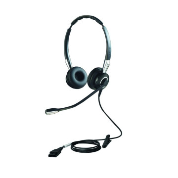 Jabra 2409-720-209 Biz 2400 II Duo QD - Mic. 72 UNC Corded Headset, Better Conversation, Better Sound, HD Voice, Coise-Cancelling, Over The Head Duo Wearing Style - Image 1