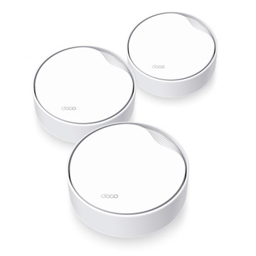 TP-LINK DECO X50-POE(3-PACK) AX3000 Whole Home Mesh WiFi 6 System with PoE, 574 Mbps at 2.4 GHz + 2402 Mbps at 5 GHz - Image 1