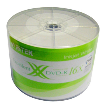 RITEK 4719303524149 DVD-R / 16X / 50 TUBE / WHITE 524149 - Image 1