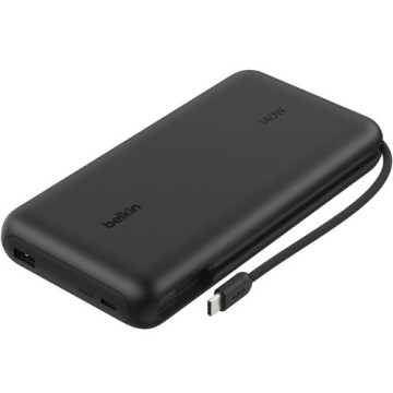 Belkin BPB039FQBK ULTRACHARGE PRO 140W LAPTOP POWER BANK 25K WITH INTEGRATED CABLE, BLACK - Image 1