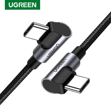 UGREEN 6957303875290 70529 60W Right Angle USB C to C Cable 1M - Image 1