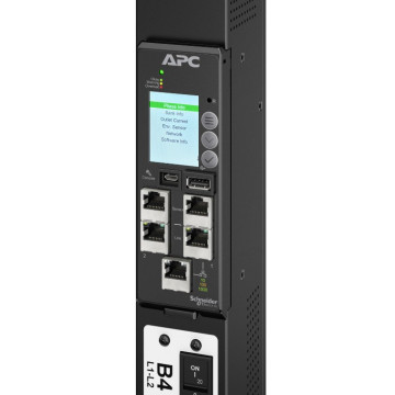 APC APDU11350ME NetShelter Rack PDU Advanced Gen 2, Metered, 3Phase, 22.1kW 400V 32A or 17.3kW 415V 30A, 530P6, 48 Outlet - Image 1