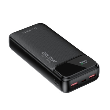 Choetech 6932112106841 B729 20000mAh Power Bank PD22.5W with Digital Display Black - Image 1