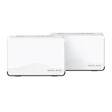 TP-LINK HALO H27BE(2-PACK) Mercusys BE3600 Whole Home Mesh Wi-Fi 7 System, 688 Mbps at 2.4 GHz, 2880 Mbps at 5 GHz, MLO, 4096-QAM, OFDMA, EHT160 on 5GHz - Image 1