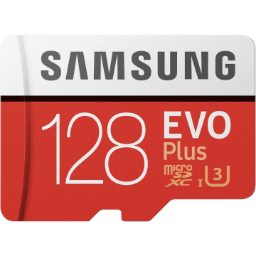 Samsung MB-MC128GA 128GB Evo+ Micro SD Card SDXC UHS-I 100MB/s Mobile Phone TF Memory Card - Image 1