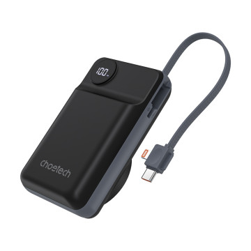 Choetech 6932112107947 B696-BK 20000mAh 22.5W USB-A + USB-C x 2 + MagLeap Wireless Charge Power Bank - Image 1