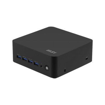 MSI CUBI Z AI 8M-005BAP-BAR78845SXX Cubi Z AI 8M with Hawk Point R7,Ryzen 7 8845HS/Up to DDR5/dTPM/2*M.2/2*HDMI/2*USB C 4.0/4*Display/2*LAN/Wifi6E/Card Reader/Power Switch Cable/3Y - Image 1