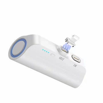 Choetech 6932112104274 B660-W 3000mAh Mini Power Bank - with 3 Magnetic Connectors - White - Image 1
