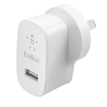 Belkin WCA002AUWH BoostCharge 12W USB-A Wall Charger - White , Portable & Powerful, Lightweight & Compact, $2,500 CEW, 2 Years Warranty - Image 1