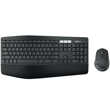 Logitech 920-008233 MK850 Wireless Desktop Keyboard Mouse Combo 3 year battery Incurve keys Low profile Cushioned palm rest ~920-002510 KBLT-MK710 KBLT-MX800 - Image 1