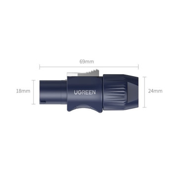 UGREEN 6957303863808 60380 C-NL4FC Speaker Connector (1Pcs) - Image 1
