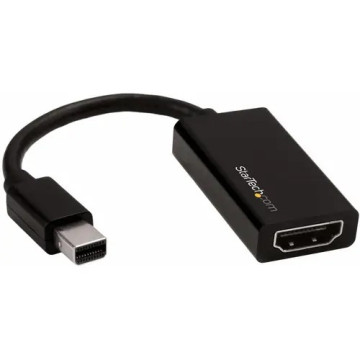 StarTech MDP2HD4K60S Mini DisplayPort to HDMI Adapter, Active Mini DP 1.4 to HDMI 2.0 Video Converter for Monitor/Display, 4K 60Hz, mDP to HDMI - Active Mini DisplayPort to HDMI adapter dongle - 4K 60Hz (3840x2160)/1080p/18Gbps/7.1 Audio/HDCP 2. - Image 1