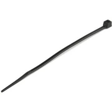 StarTech CBMZT4B 100 Pack 4" Cable Ties - Black Small Nylon/Plastic Zip Ties Adjustable Network Cable Wraps UL TAA - Cable Tie - 99.1 mm Length - Nylon 66 - Image 1