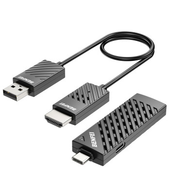 BENFEI 6971785943490 000374BK 5G Wireless USB-C to HDMI Transmitter and Receiver + 65WPD (30M) 1920 x 1080P@60Hz - Image 1