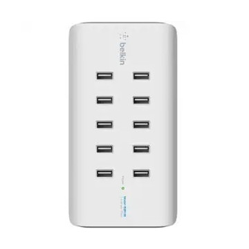 Belkin B2B139AU RockStar B2B139 120 W AC Adapter - For Smartphone, Tablet PC, USB Device - 5 V DC Output - 2.40 A - Image 1
