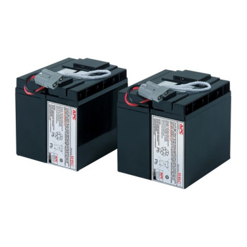 APC RBC55 Replacement Battery Cartridge for Smart-UPS Line Interactive, 12V 17Ah lead-acid battery, 2-year repair or replace warranty - Image 1
