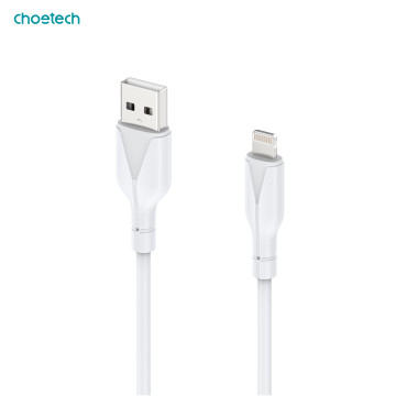 Choetech 6932112104410 XAL-0003W USB-A to Lightning 1M Charging Cable for iPhone White - Image 1
