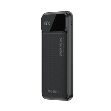 Choetech 6932112107336 B728 10000mAh Power Bank PD22.5W with Digital Display Black - Image 1