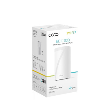 TP-LINK DECO BE65(1-PACK) Deco BE65 BE11000 Whole Home Mesh Wi-Fi 7 System (WIFI7), 574 Mbps at 2.4 GHz + 4320 Mbps at 5 GHz + 5760 Mbps at 6 GHz - Image 1