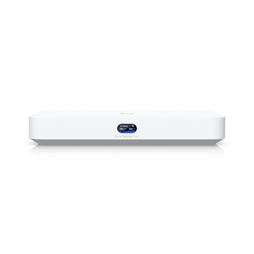 Ubiquiti UCG-FIBER Cloud Gateway Fiber,, Desktop 10G Cloud Gateway,Integrated PoE Switch,Selectable NVR Storage,Full UniFi Application Support - Image 1