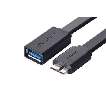UGREEN 6957303818013 10801 NEW Micro-B 3.0 OTG flat cable for Note 3/S4/S5 - Image 1